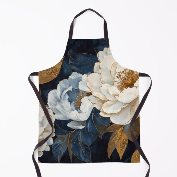 Item preview, Vintage Blue Botanical Night Charm Garden Nightgarden designed and sold by UtArt.