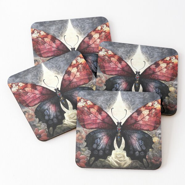 Item preview, Ephemeral Monarch: The Butterfly's Garden of Shadow and Light designed and sold by bloorose.