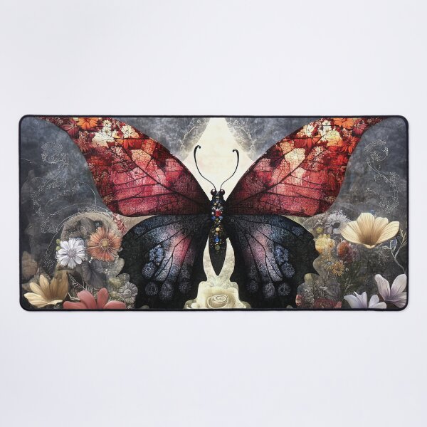 Item preview, Ephemeral Monarch: The Butterfly's Garden of Shadow and Light designed and sold by bloorose.