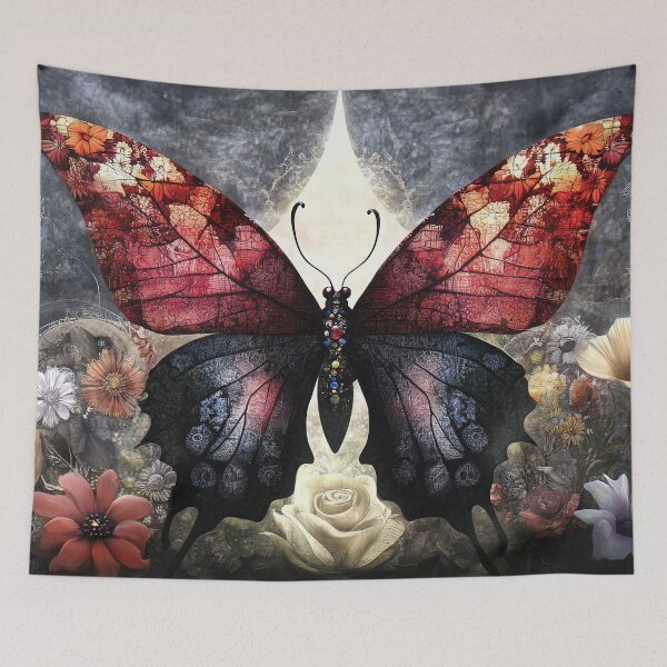 Item preview, Ephemeral Monarch: The Butterfly's Garden of Shadow and Light designed and sold by bloorose.