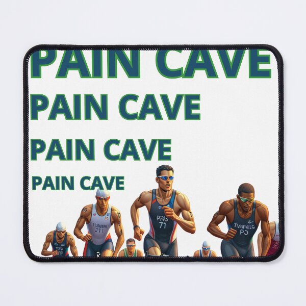 Item preview, PAIN CAVE – Triathlon Motivation for Hardcore Endurance Athletes designed and sold by Triathlongram.