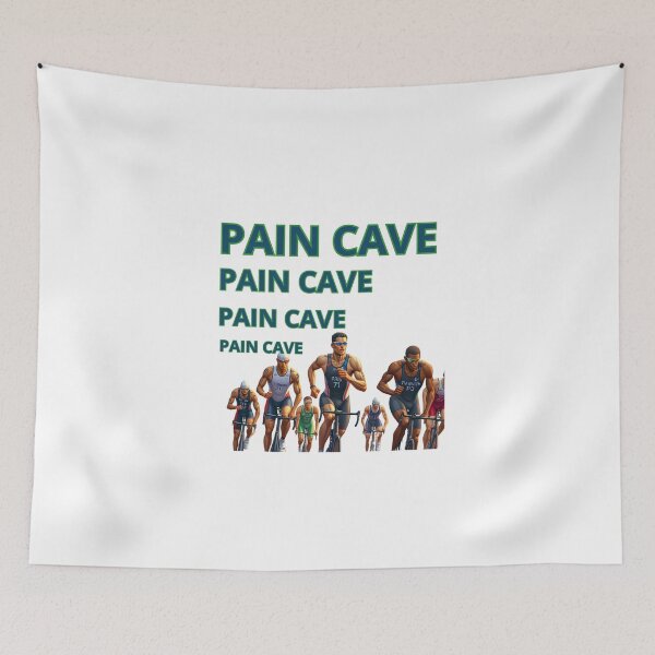 Item preview, PAIN CAVE – Triathlon Motivation for Hardcore Endurance Athletes designed and sold by Triathlongram.
