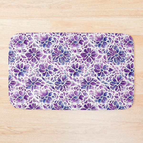 Item preview, Purple & White Batik Watercolor Pattern designed and sold by PapuruDesigns.