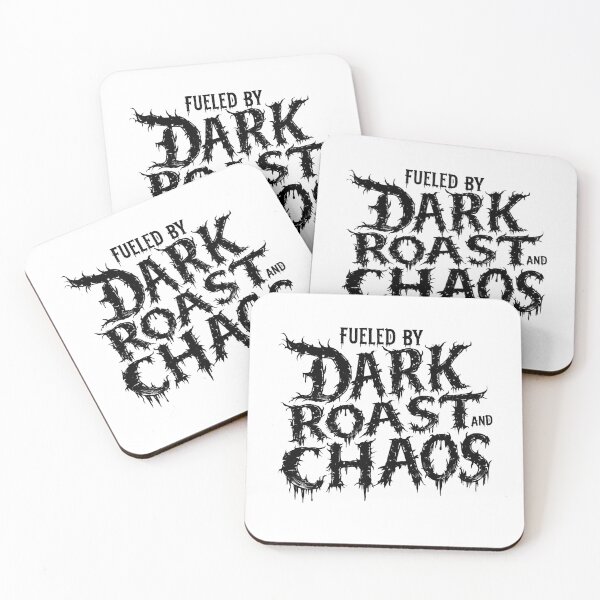 Item preview, Dark Roast & Chaos | Coffee Lover and Caffeine Addict designed and sold by Monochromaniaus.