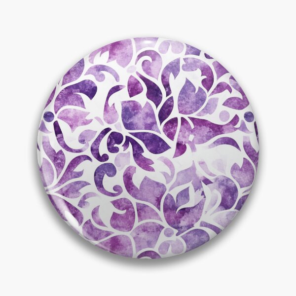 Item preview, Purple & White Batik Watercolor Pattern designed and sold by PapuruDesigns.
