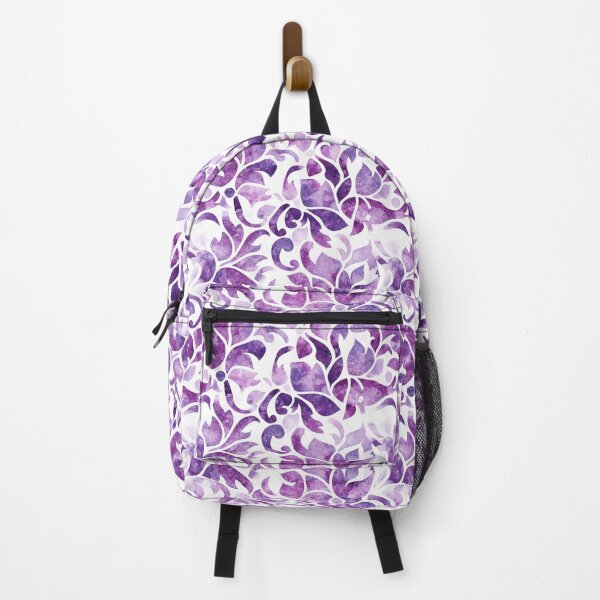 Item preview, Purple & White Batik Watercolor Pattern designed and sold by PapuruDesigns.