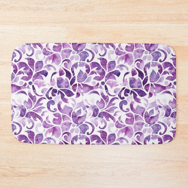 Item preview, Purple & White Batik Watercolor Pattern designed and sold by PapuruDesigns.