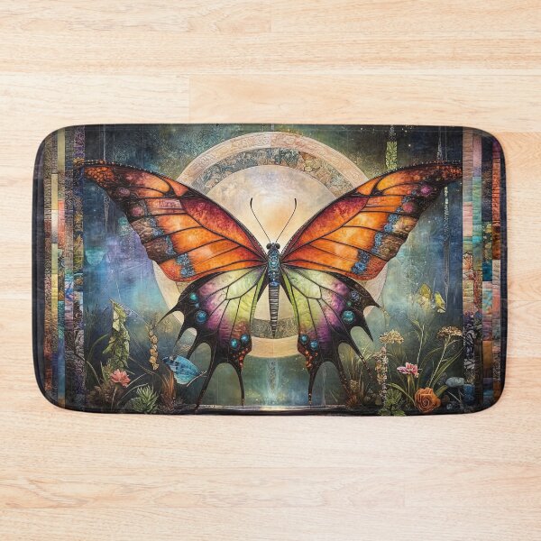 Item preview, Lunar Wings: The Butterfly's Tapestry of Earthly Light and Celestial Echoes designed and sold by bloorose.