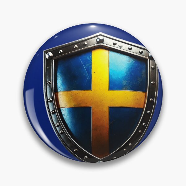 Item preview, Swedish Shield of Honor – Strength and Nordic Heritage designed and sold by Highlandkings.