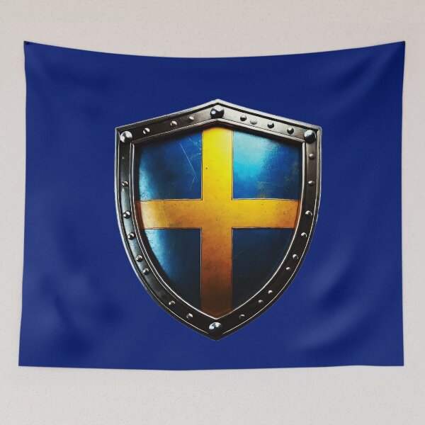 Item preview, Swedish Shield of Honor – Strength and Nordic Heritage designed and sold by Highlandkings.