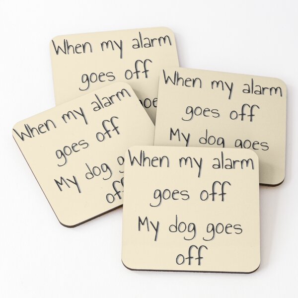 Item preview, Dogs and Alarms designed and sold by PandLcreations.