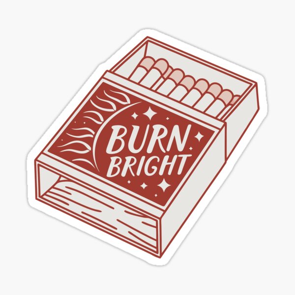 Artikel-Vorschau von Streichholzschachtel „Burn Bright“, designt und verkauft von Llauren Gus.
