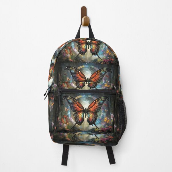 Item preview, Iridescent Gateway: The Butterfly's Realm of Whispering Blooms designed and sold by bloorose.