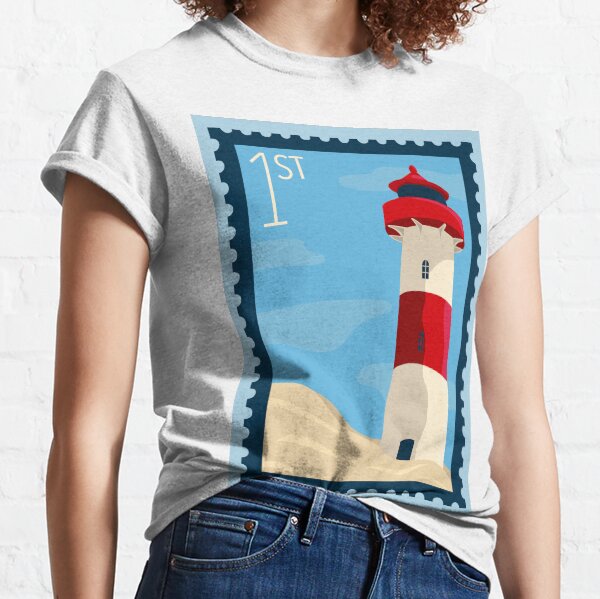 Item preview, Beach Stamp - Lighthouse designed and sold by ZRR Designs.