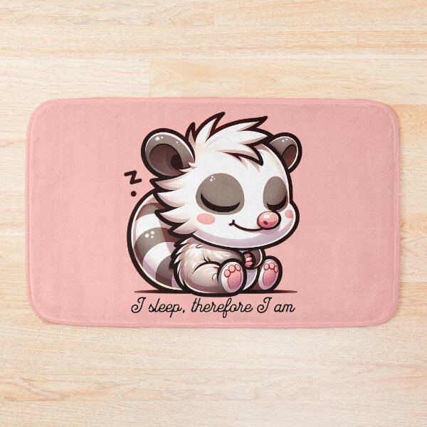 Item preview, Cute sleeping opossum designed and sold by EvergreenWhimsy.
