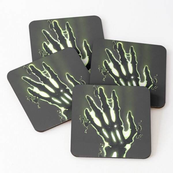 Item preview, Glowing skeleton hand designed and sold by dinosaphira99.