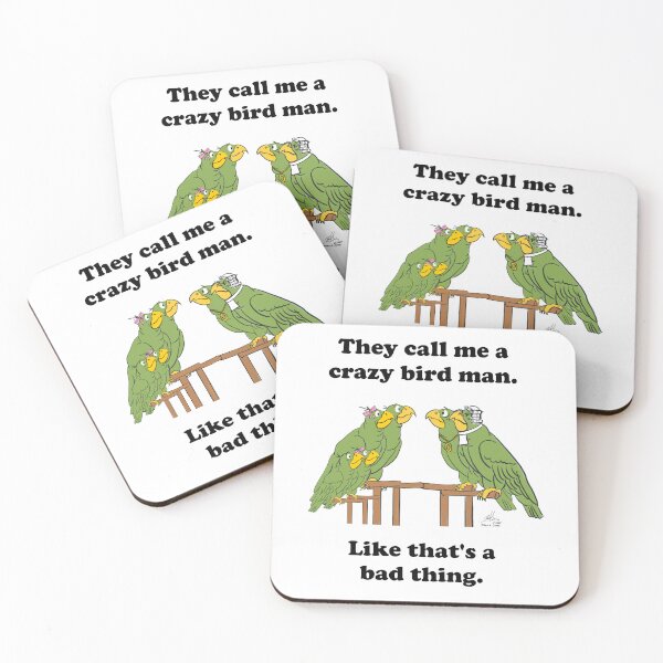 Item preview, Oscar Family Crazy Bird Man designed and sold by Laughing Parrot Studio.