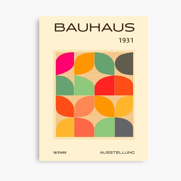 Item preview, Bauhaus Floral Vintage – Retro Colorful Geometric Art designed and sold by MidCenturyStore.
