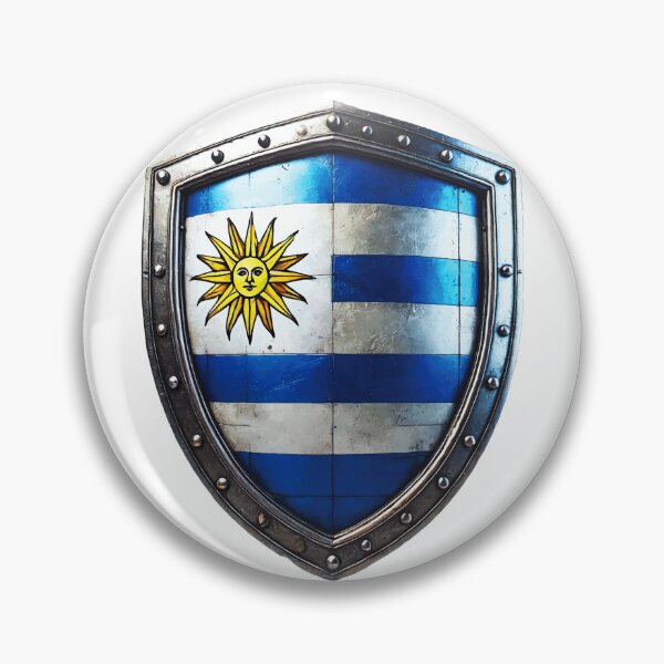 Item preview, Uruguayan Shield of Honor – Strength and National Pride designed and sold by Highlandkings.
