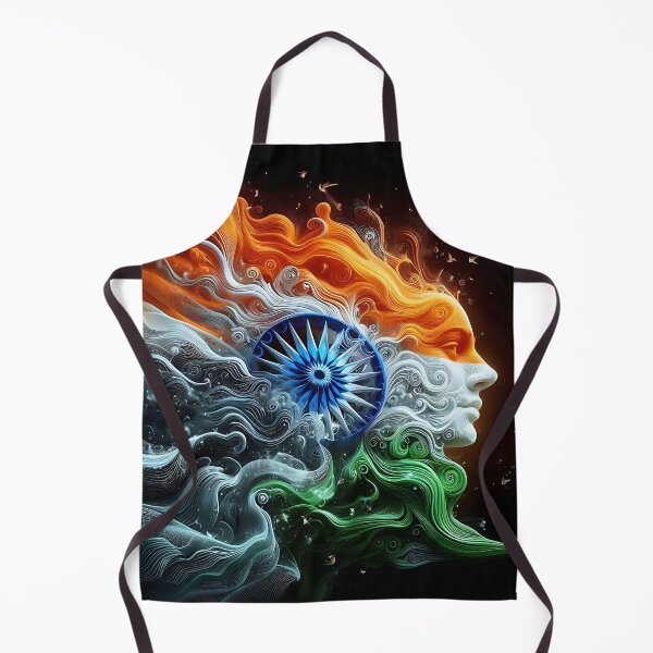 Item preview, Indian Flag (A Woman's Face) designed and sold by Intriguing Designs.