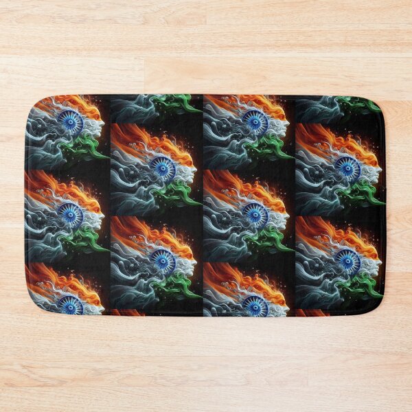 Item preview, Indian Flag (A Woman's Face) designed and sold by Intriguing Designs.