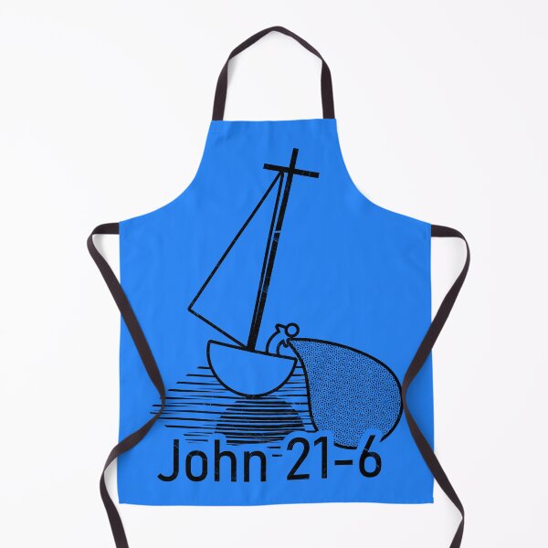Item preview, Biblical Inspiration from John 21:6 – Minimalist Fisherman Casting Right | black designed and sold by ZechJohnRB.