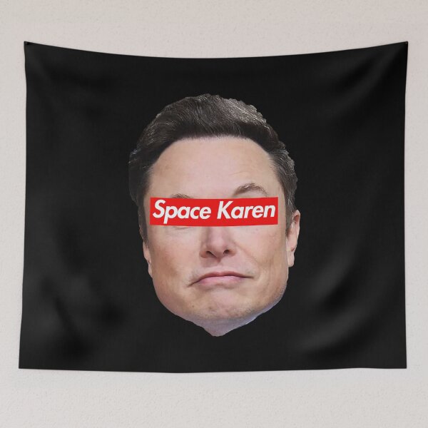 Item preview, Space Karen - Anti Musk - Anti Oligarchy designed and sold by Thelittlelord.