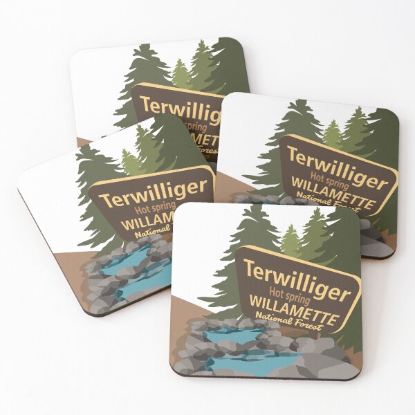 Item preview, Terwilliger Hotspring WILLAMETTE National Forest designed and sold by Healy’s Awesome Designs.