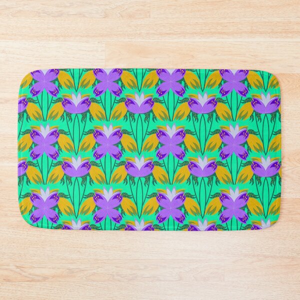 Item preview, YELLOW & PURPLE CROCUS REPEATING PATTERN 12 designed and sold by Marni Scofidio Desi9ns.