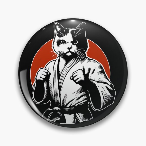 Item preview, Cat Karate Judo Japan Sumie  designed and sold by TomFrontierArt.