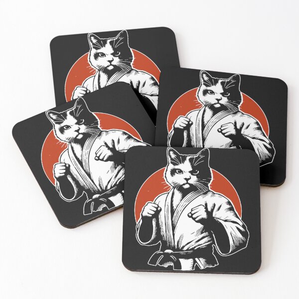 Item preview, Cat Karate Judo Japan Sumie  designed and sold by TomFrontierArt.