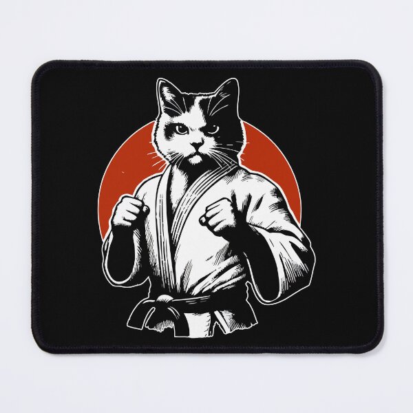 Item preview, Cat Karate Judo Japan Sumie designed and sold by TomFrontierArt.