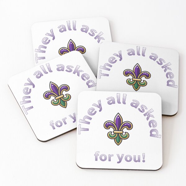 Item preview, MDD They all asked for you with fleur de lis designed and sold by MyDarlinDesigns.