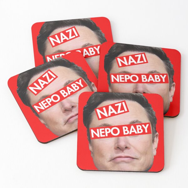Item preview, Nazi Nepo Baby - Anti Musk - Anti Nazi designed and sold by Thelittlelord.