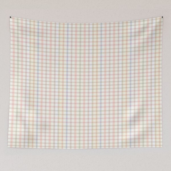 Item preview, Easter Plaid - Spring Plaid - Pastel Rainbow Gingham Check designed and sold by svarupa.