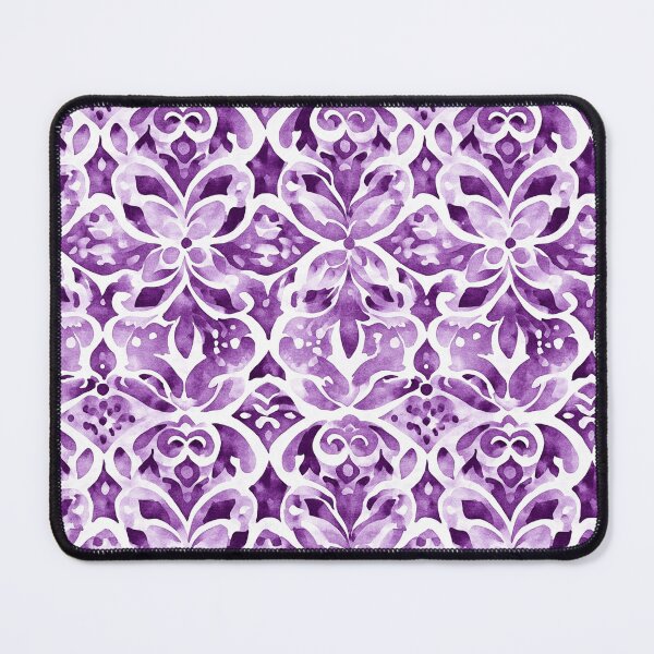 Item preview, Purple & White Batik Watercolor Pattern designed and sold by PapuruDesigns.
