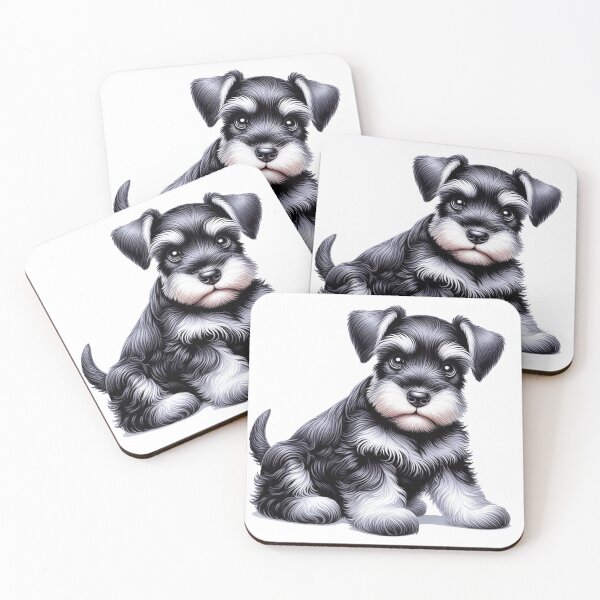 Item preview, Lovely cute schnauzer puppy designed and sold by nicnacc.