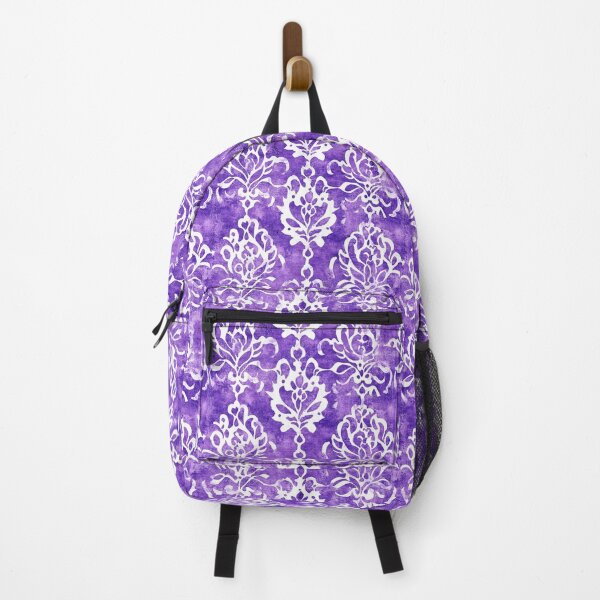 Item preview, Purple & White Batik Watercolor Pattern designed and sold by PapuruDesigns.