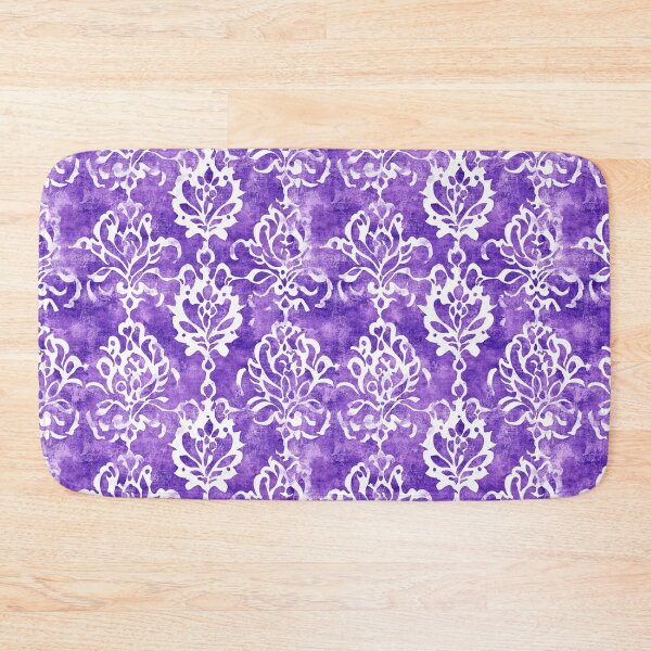 Item preview, Purple & White Batik Watercolor Pattern designed and sold by PapuruDesigns.