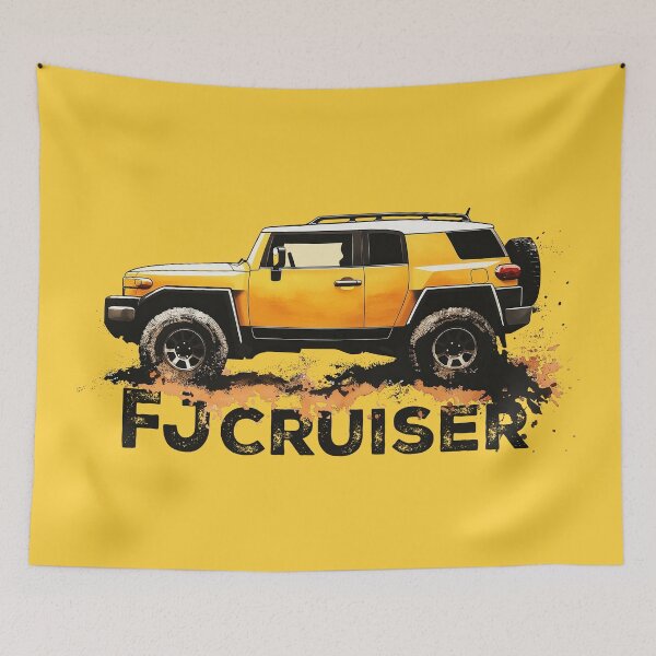 Item preview, FJ Cruiser Yellow Overlander designed and sold by blackdogshop.