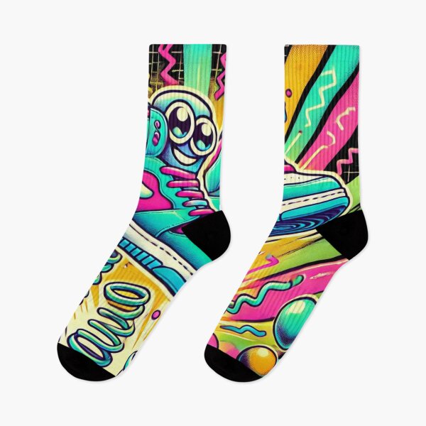Item preview, Bouncy 90s Sneakers – Retro Vibes designed and sold by M-ormin.