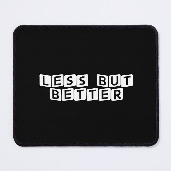 Item preview, Less But Better designed and sold by Ninjacatoff.