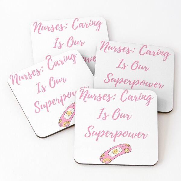 Item preview, Nurses:  Caring Is Our Superpower designed and sold by Tee Tales.