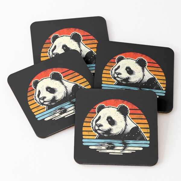 Item preview, Retro Sunset Vintage Panda designed and sold by Designx99Shirt.