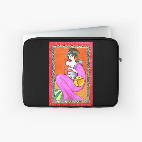 Item preview, Japanese Geisha Kimono Woman Girl Artwork Painting designed and sold by Martstore.