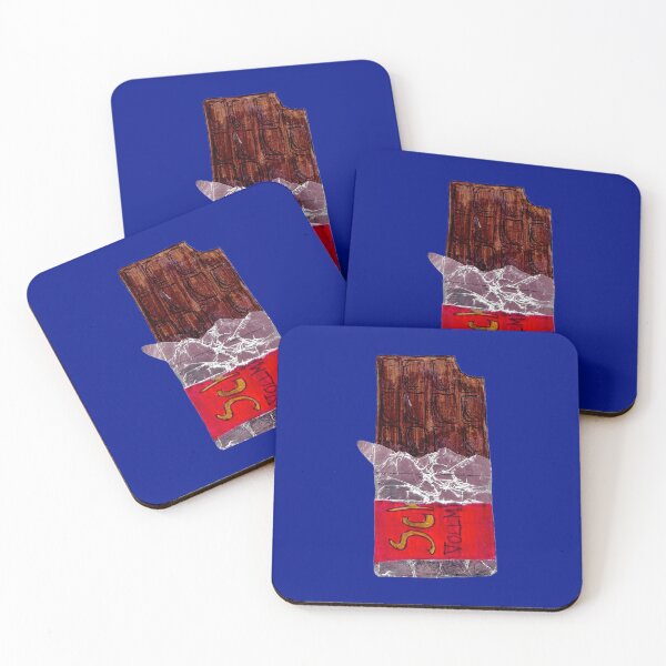Item preview, Bitten chocolate bar – felt-tip pen sticker design designed and sold by Vision Illustrated.