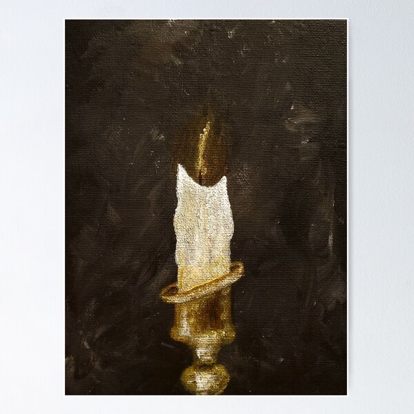 Vista previa del artículo con la obra «Pintura de velas», diseñado y vendido por PatchworkHues.