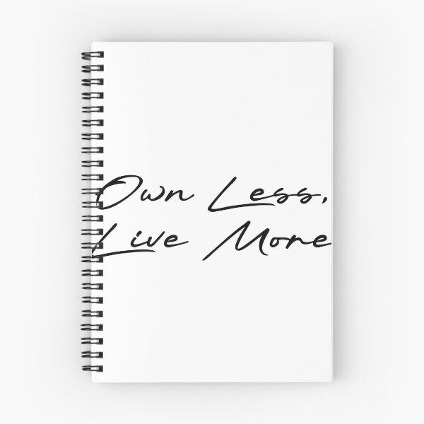 Item preview, Own Less, Live More designed and sold by Ninjacatoff.