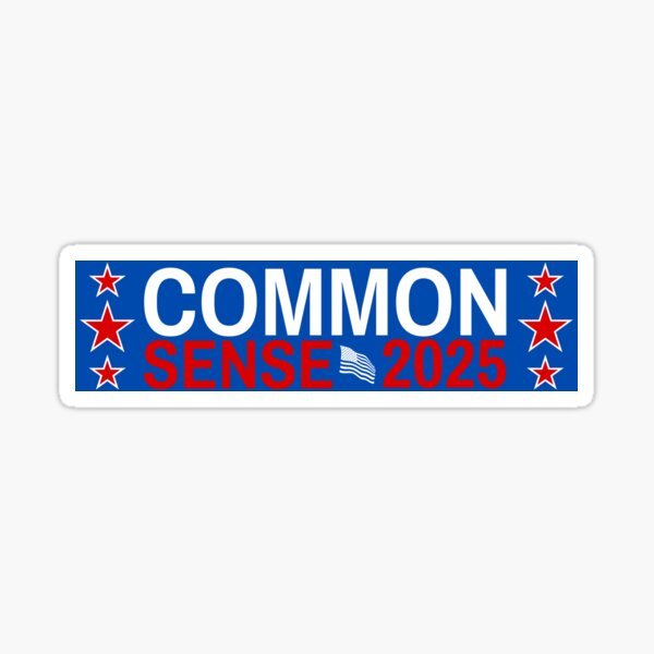 Item preview, Common Sense For President Bumper Sticker designed and sold by AquaCultured.