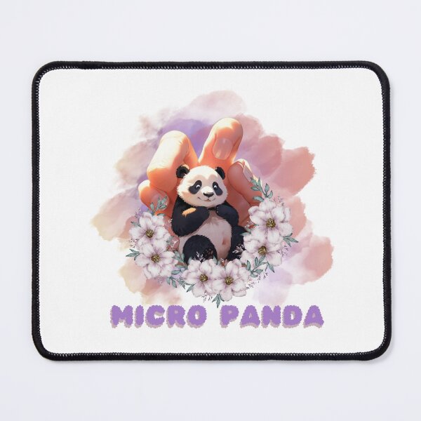 Item preview, Tiny Panda in Floral Claw Design designed and sold by LessIsArt.